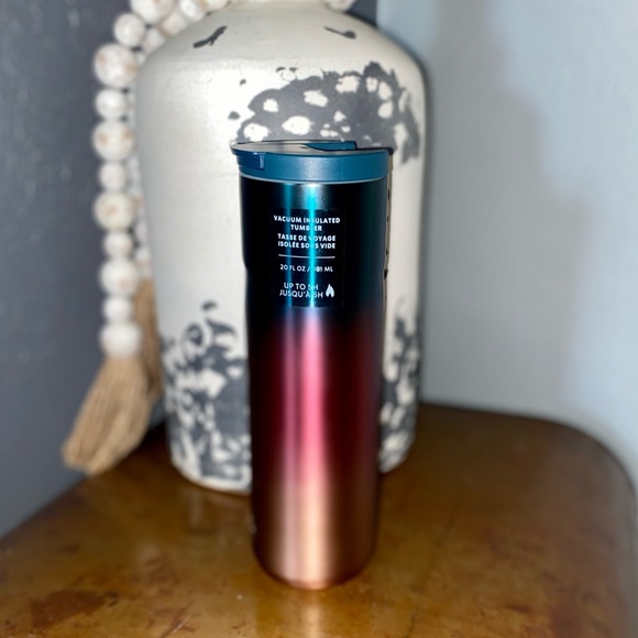 AUTHENTIC STARBUCKS STAINLESS STEAL “AUTUM OMBRÉ” TUMBLER - LIKE NEW - Picture 4 of 12